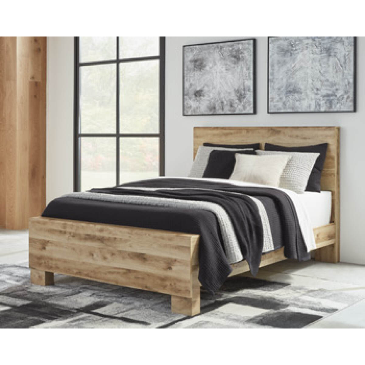 ec552229df7d9946e5a65268f668647a Hyanna King Panel Bed - Image 1
