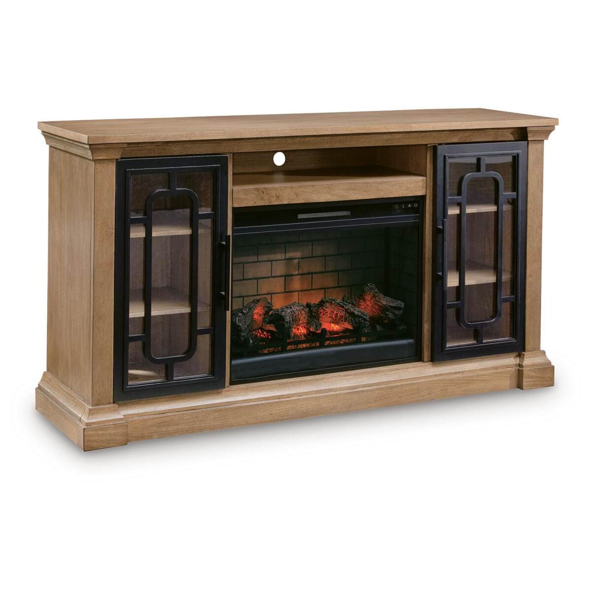 ec63124918b5690e67a9ff9a543fd2e5 Wittenmyer 72" TV Stand with Electric Fireplace - Image 1