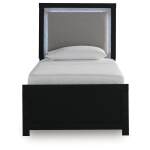 Maeling Twin Upholstered Panel Bed - Image 4