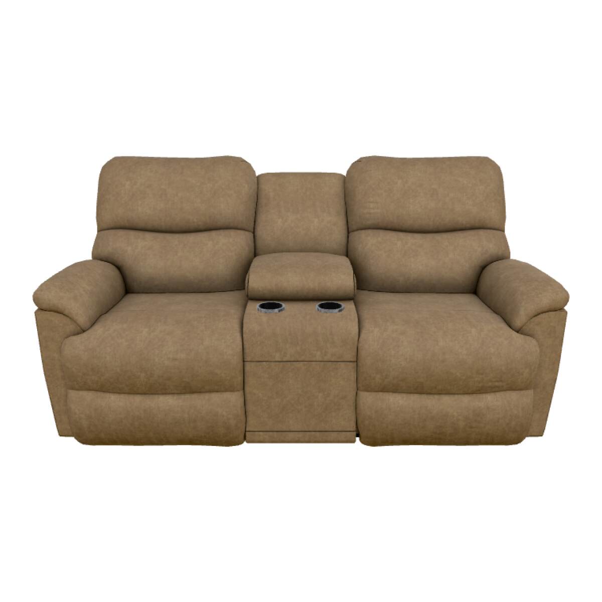 ecefc138165fe91720f2c01e8c5dfdd1 Trouper Power Reclining Loveseat w/ Headrest & Console - U49724 - Image 1