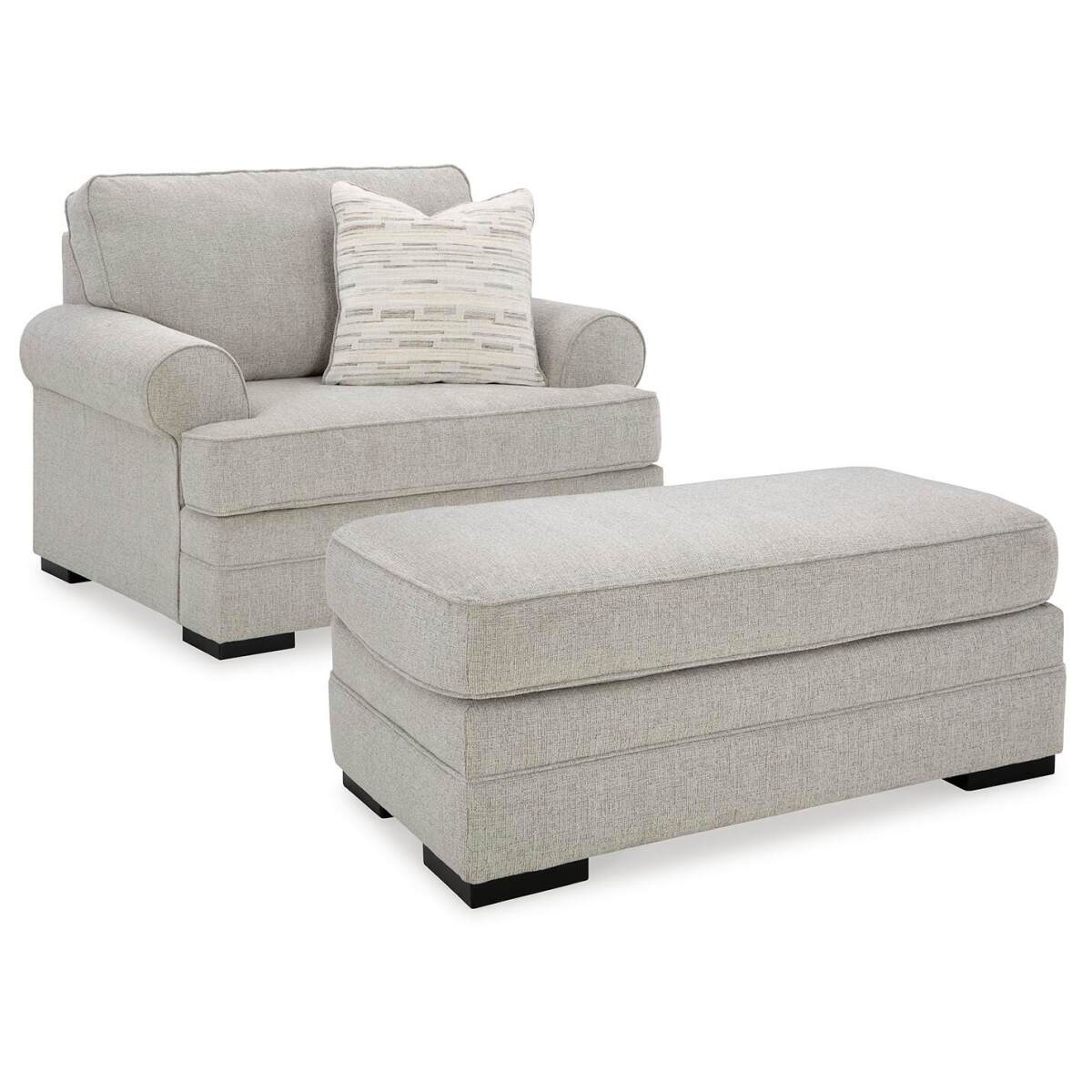 ed089e48bba0c8b095a01dd4427526f8 Eastonbridge Oversized Chair and Ottoman - Image 1