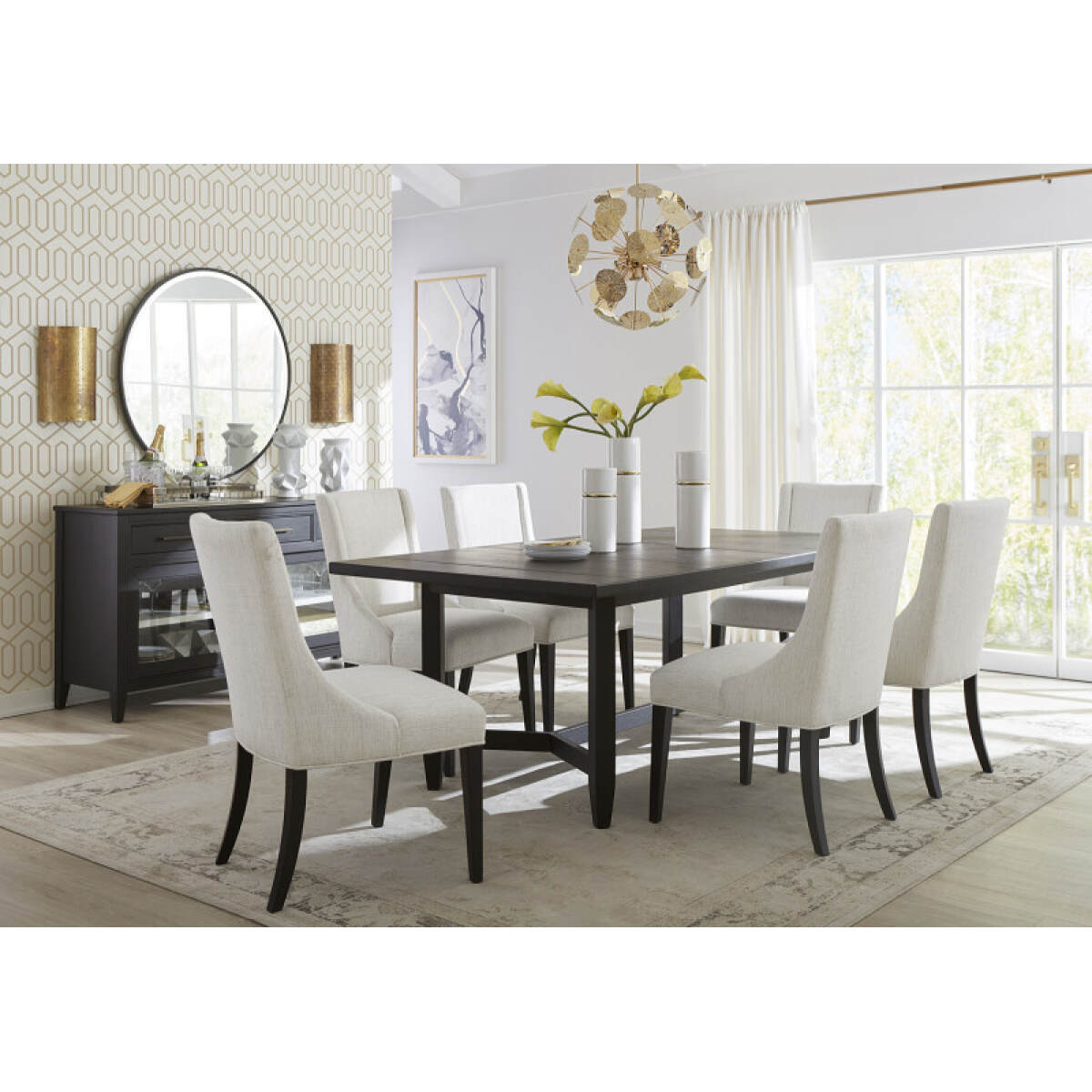 ed1ac429b0430d4bc84941f76a47e26e Camden Dining Side Chair W/uph Seat (per Chair, 2/ctn) I631-6640S - Image 1