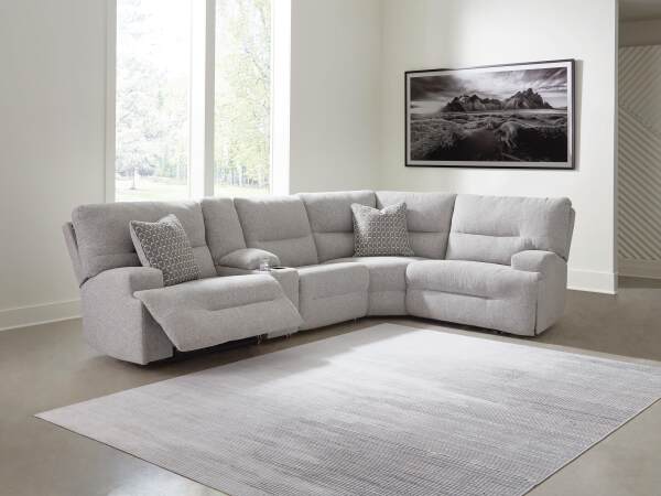 Acklen Place 5-Piece Power Reclining Sectional with Storage Console - Image 3