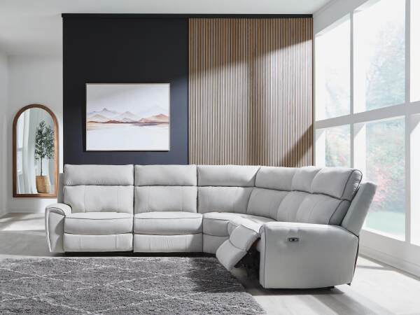 Social Pointe 5-Piece Power Reclining Sectional - Image 3