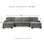 Birkdale Court 3-Piece Sectional - Image 7