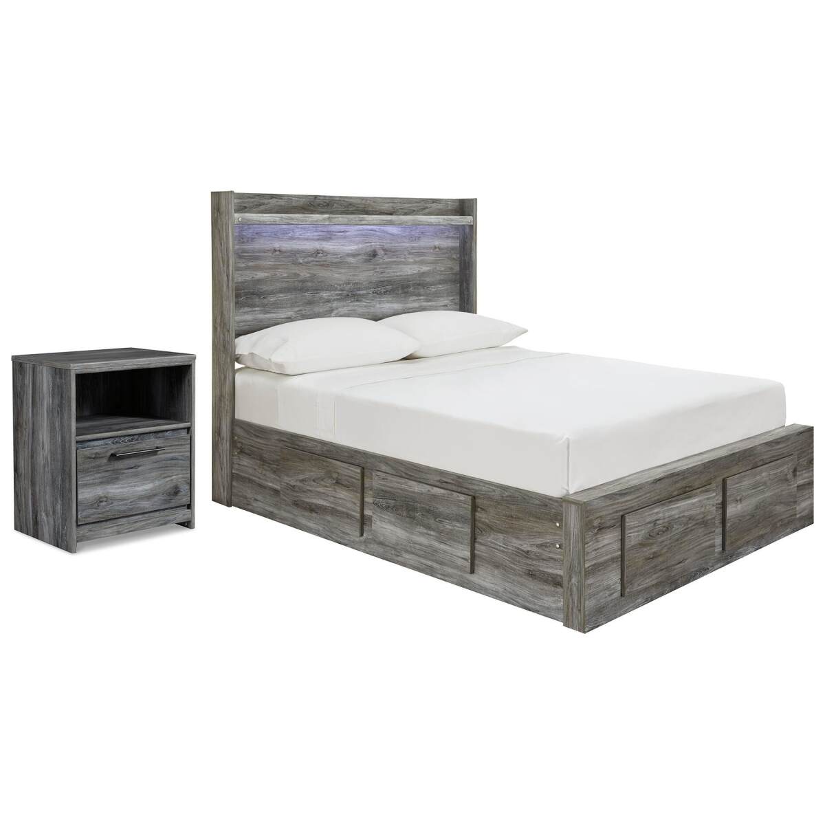 ee98a18016f59333e0348ab9ebccc3d6 Baystorm Full Panel Storage Bed and Nightstand - Image 1