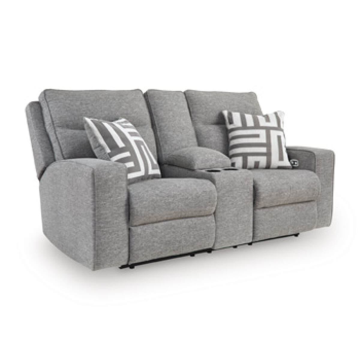 ef7a451fc492f85f6080fe2e4c5d24f4 Biscoe Power Reclining Loveseat with Console - Image 1
