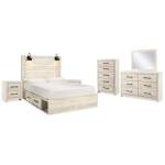 Cambeck Queen Panel Storage Bed, Dresser, Mirror, 2 Chests and 2 Nightstands - Image 3