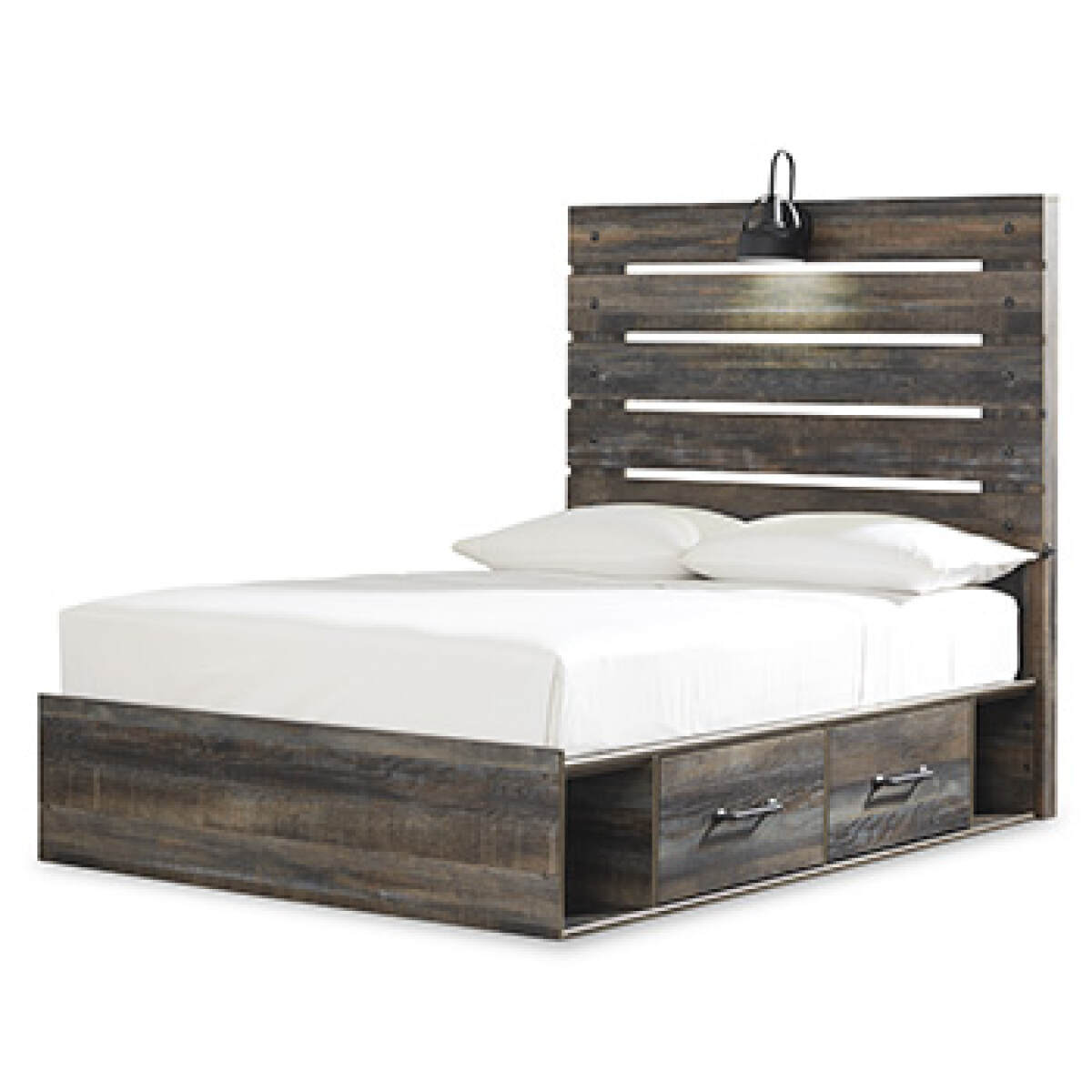efc8471284beeaa659de7de8ab570a7c Drystan Full Panel Bed with 4 Storage Drawers - Image 1