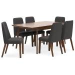 Lyncott Extension Dining Table and 6 Chairs - Image 2