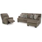 Stonemeade Sofa Chaise and Recliner - Image 4