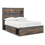 Drystan Full Bookcase Bed with 2 Storage Drawers - Image 2