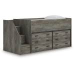 Frandern Twin Loft Bed with Drawer Storage - Image 2