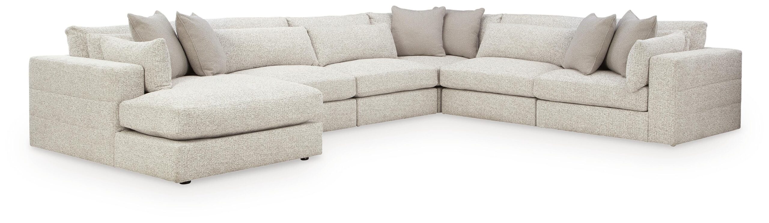 f0c0dcef03ba2cb17df0a34162987284 Ashbourne Estate 6-Piece Sectional with Chaise - Image 1