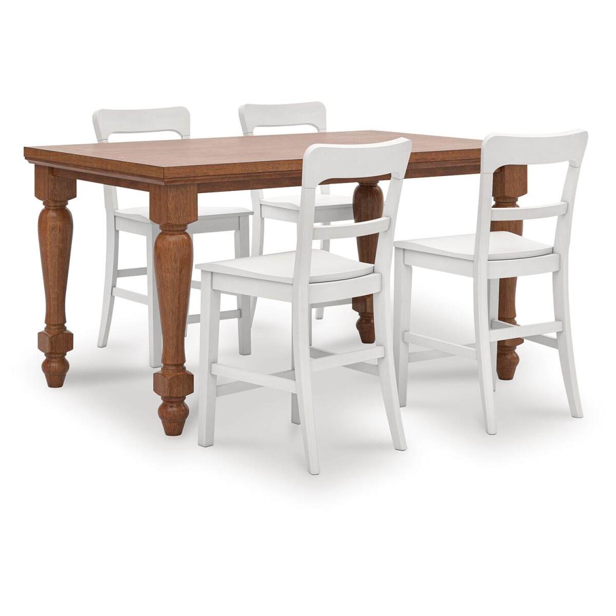 f0f6f7ac96dce1de287c644e499308cf Greddinton Counter Height Dining Table and 4 Barstools - Image 1
