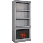 Churchill 74" Fireplace Display Case DR3472F12-GRY