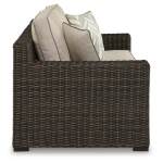 Coastline Bay Outdoor Loveseat with Cushion - Image 5