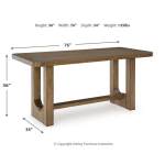 Cabalynn Counter Height Dining Table and 4 Barstools - Image 8