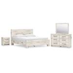 Lawroy King Panel Bed, Dresser, Mirror and Nightstand - Image 2