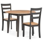 Gesthaven Dining Table and 2 Chairs - Image 2