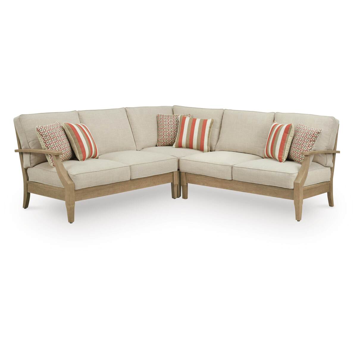 f2987948c9c26315a84ed69d594c8d41 Clare View 3-Piece Outdoor Sectional - Image 1