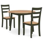 Gesthaven Dining Table and 2 Chairs