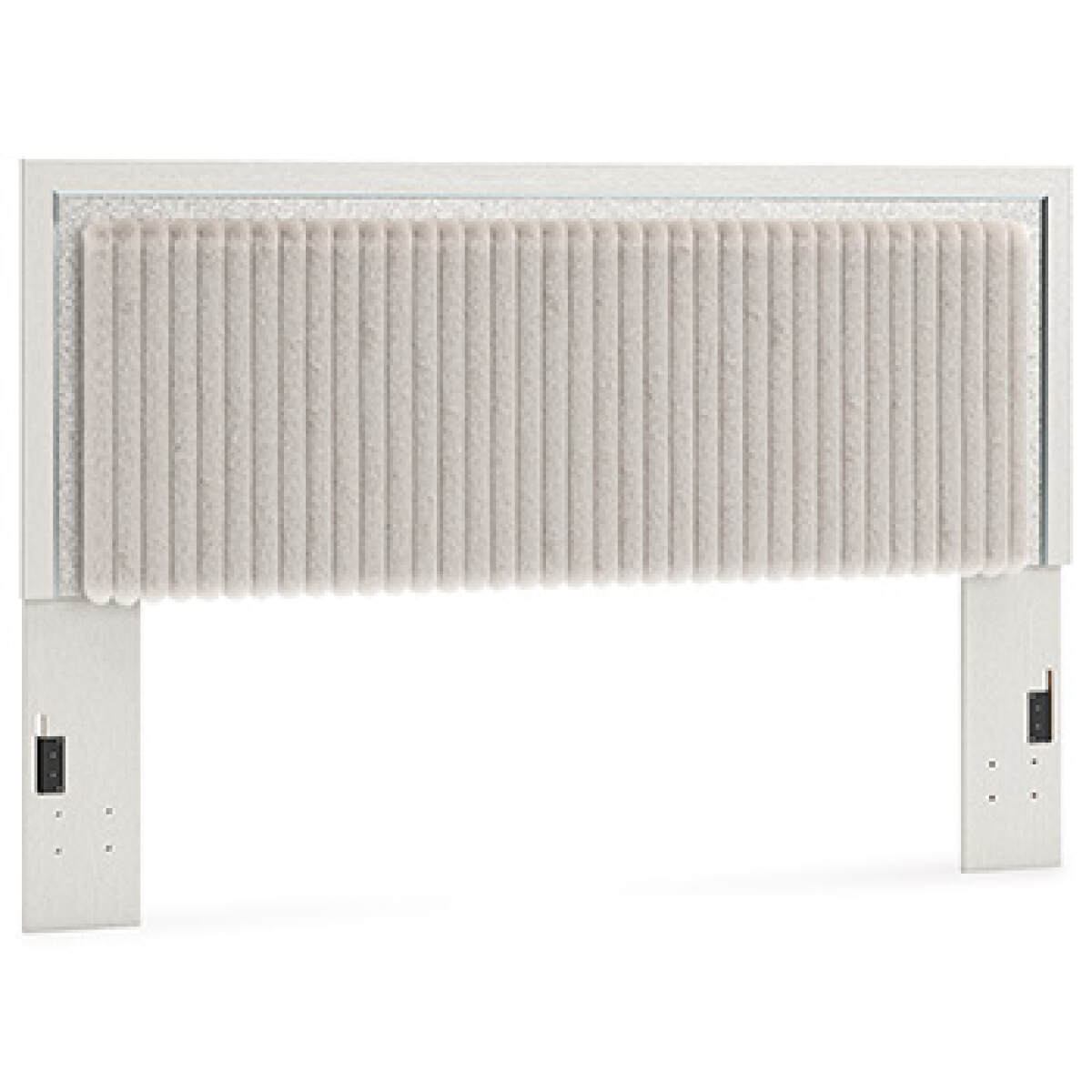 f2f326f61c765e1b2d989d01ad8f8333 Zuraleus King Upholstered Panel Headboard - Image 1
