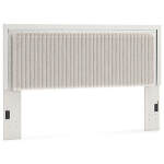 Zuraleus King Upholstered Panel Headboard
