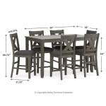 Caitbrook Counter Height Dining Table and Bar Stools (Set of 7) - Image 16