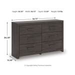 Prendonea King Panel Bed, Dresser and 2 Nightstands - Image 9