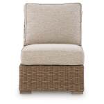 Laguna Heights Outdoor Armless Chair with Cushion - Image 4