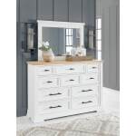 Ashbryn King Panel Bed, Dresser, Mirror and 2 Nightstands - Image 24