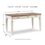 Realyn 60" Home Office Desk - Image 5