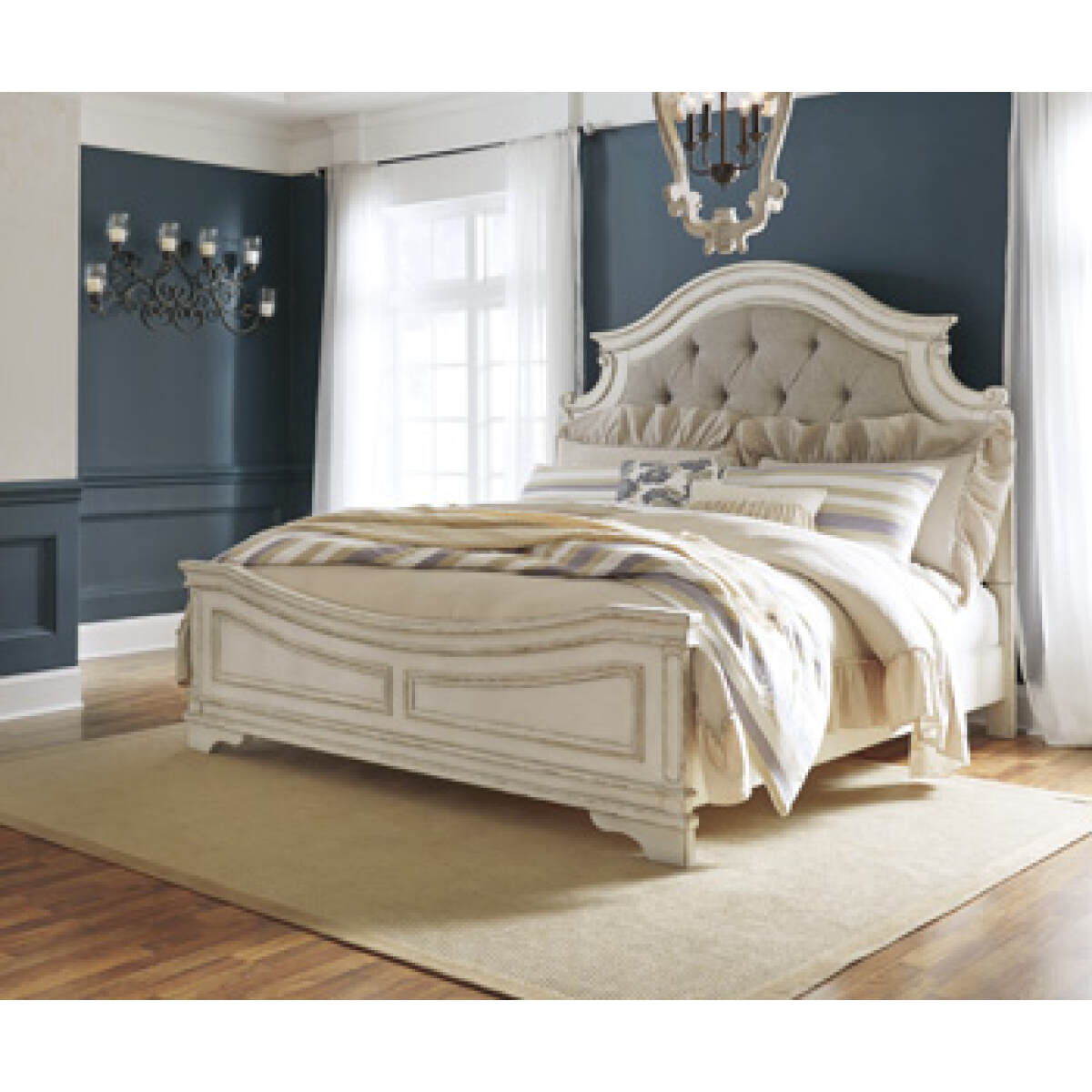f46d9d30c6cee9bd3f65a7b799951a4f Realyn King/California King Upholstered Panel Headboard - Image 1