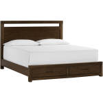 Modern Loft Panel Bed IMLBRGRP7 - Image 6