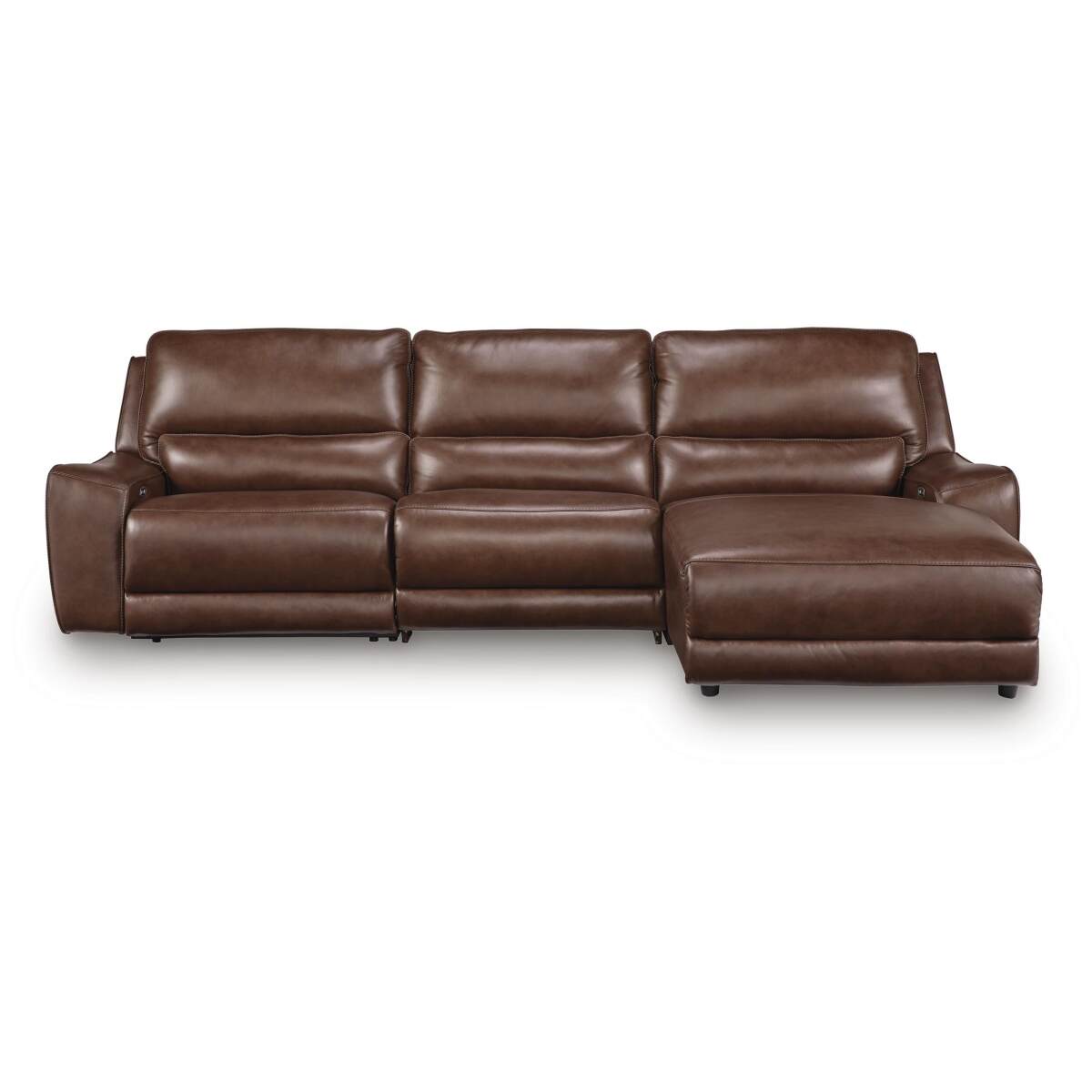 f55d8f9b5993a7e93c94f7e6f2642613 DeepWakes 3-Piece Reclining Sofa Chaise - Image 1