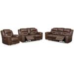 Stoneland Power Reclining Sofa, Loveseat and Recliner