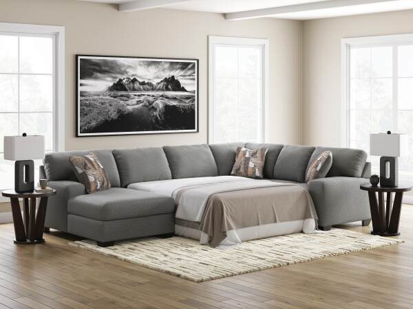 Clarington 3-Piece Sleeper Sectional with Chaise - Image 4