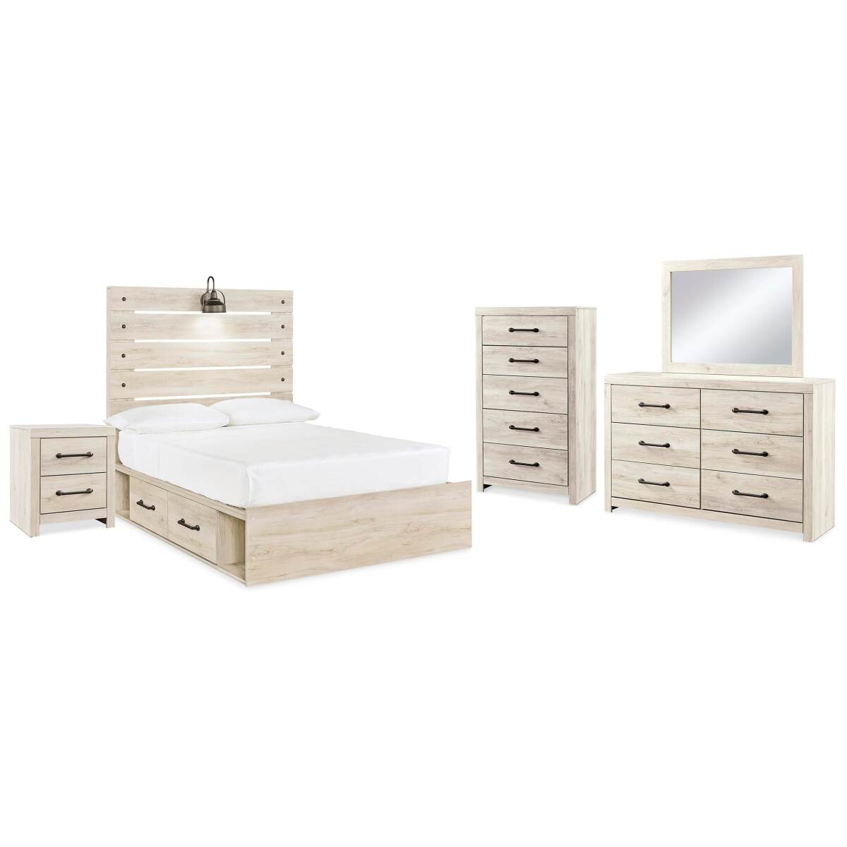 f622d5cfc66023bb0365d302b57dbc41 Cambeck Full Panel Bed, Dresser, Chest and Nightstand - Image 1