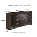 Huey Vineyard Queen Sleigh Bed, Dresser, Chest and Nightstand - Image 9