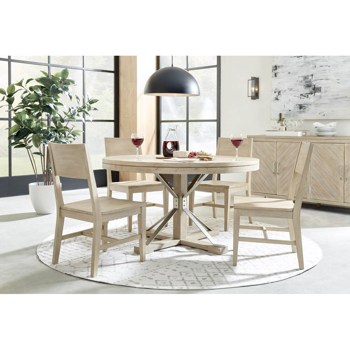 f6544933706cfa2b649d42ee10bf650b Maddox Round Dining Table I644-6000 - Image 1