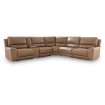 DeepWakes 6-Piece Reclining Sectional with Storage Console