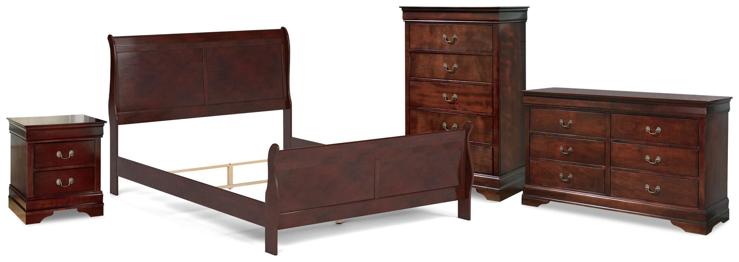 f6956a1068bb18b11ffb2cbd983c9722 Alisdair Queen Sleigh Bed, Dresser, Mirror, 2 Chests and 2 Nightstands - Image 1