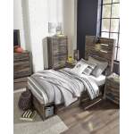 Drystan Twin Panel Bed with 2 Storage Drawers - Image 7