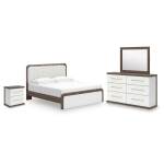 Kendanport King Platform Bed, Dresser, Mirror and Nightstand - Image 2