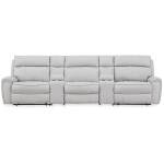 Social Pointe 5-Piece Power Reclining Sectional