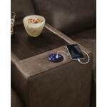 ModZ 6-Piece Power Reclining Sectional with Audio Console - Image 8