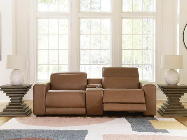 Magic Man 2-Piece Power Reclining Sectional Loveseat with Console - Image 3
