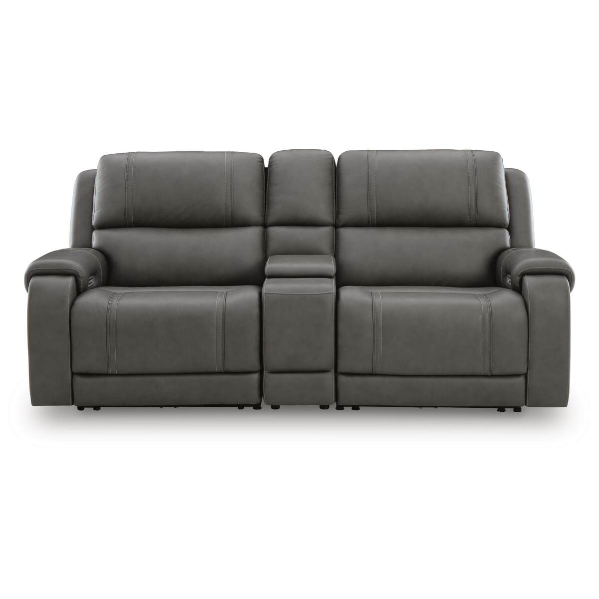 f7d535148f0f7bde94928ca8a93b9ba9 5Z - Pittson 3-Piece Power Reclining Sectional Loveseat with Console - Image 1