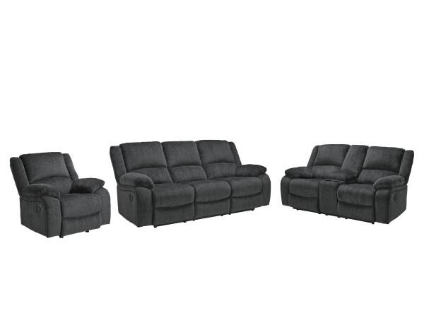 Draycoll Reclining Sofa, Loveseat and Recliner - Image 2